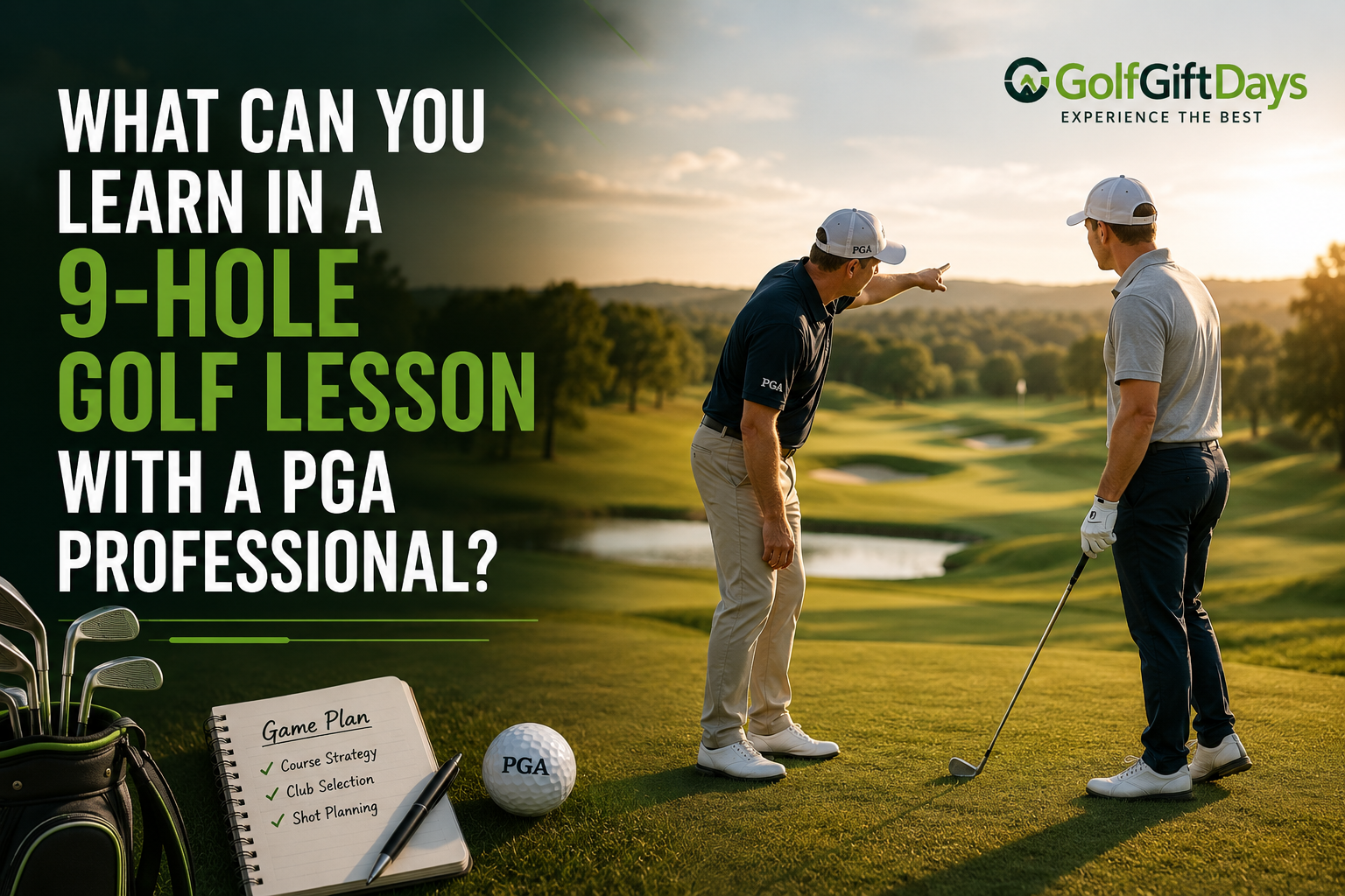 What Can You Learn in a 9-Hole Golf Lesson With a PGA Professional?