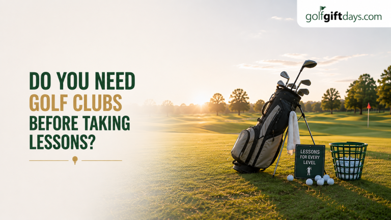 do you need golf clubs for golf lessons