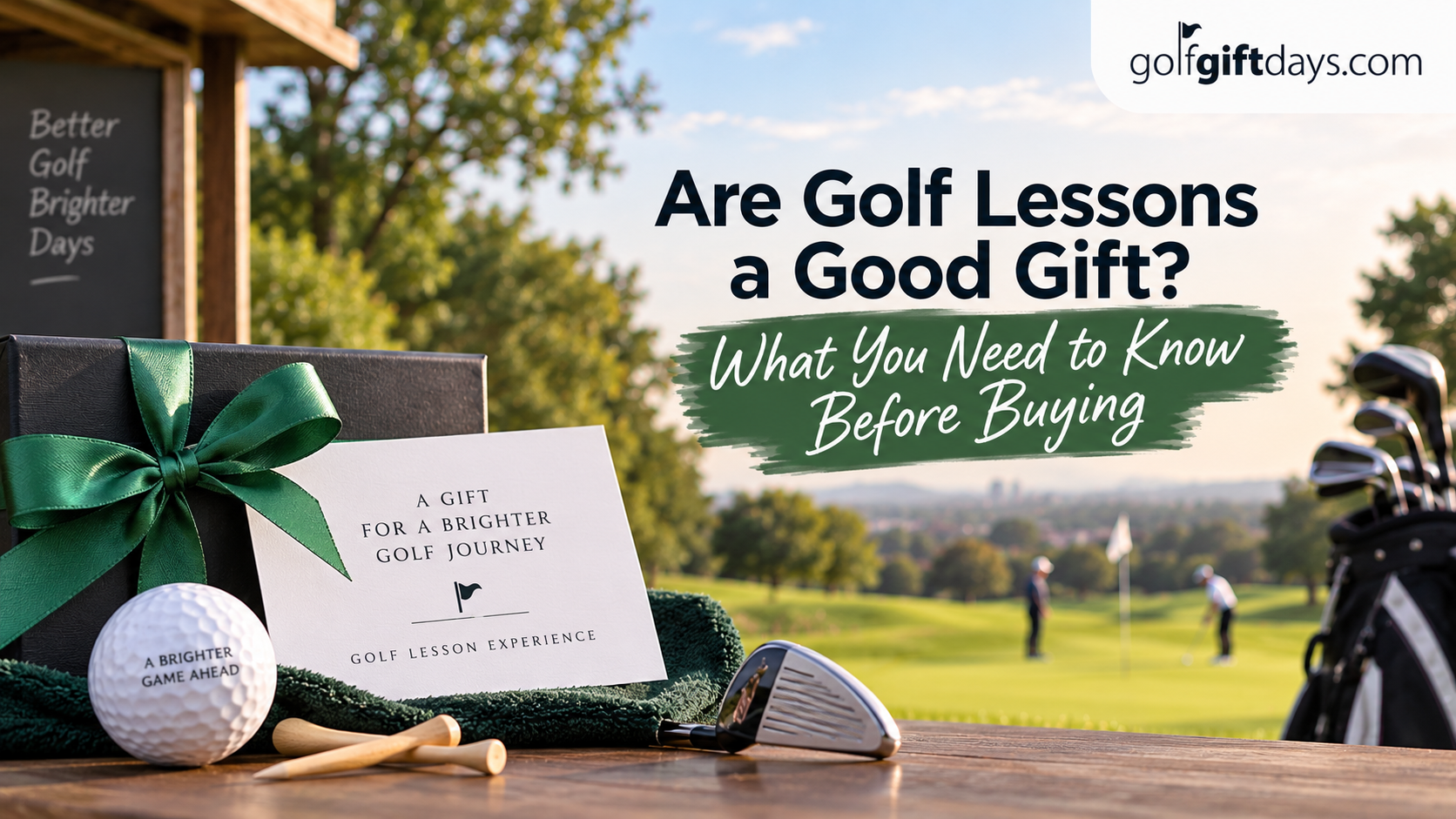 golf lessons as a gift